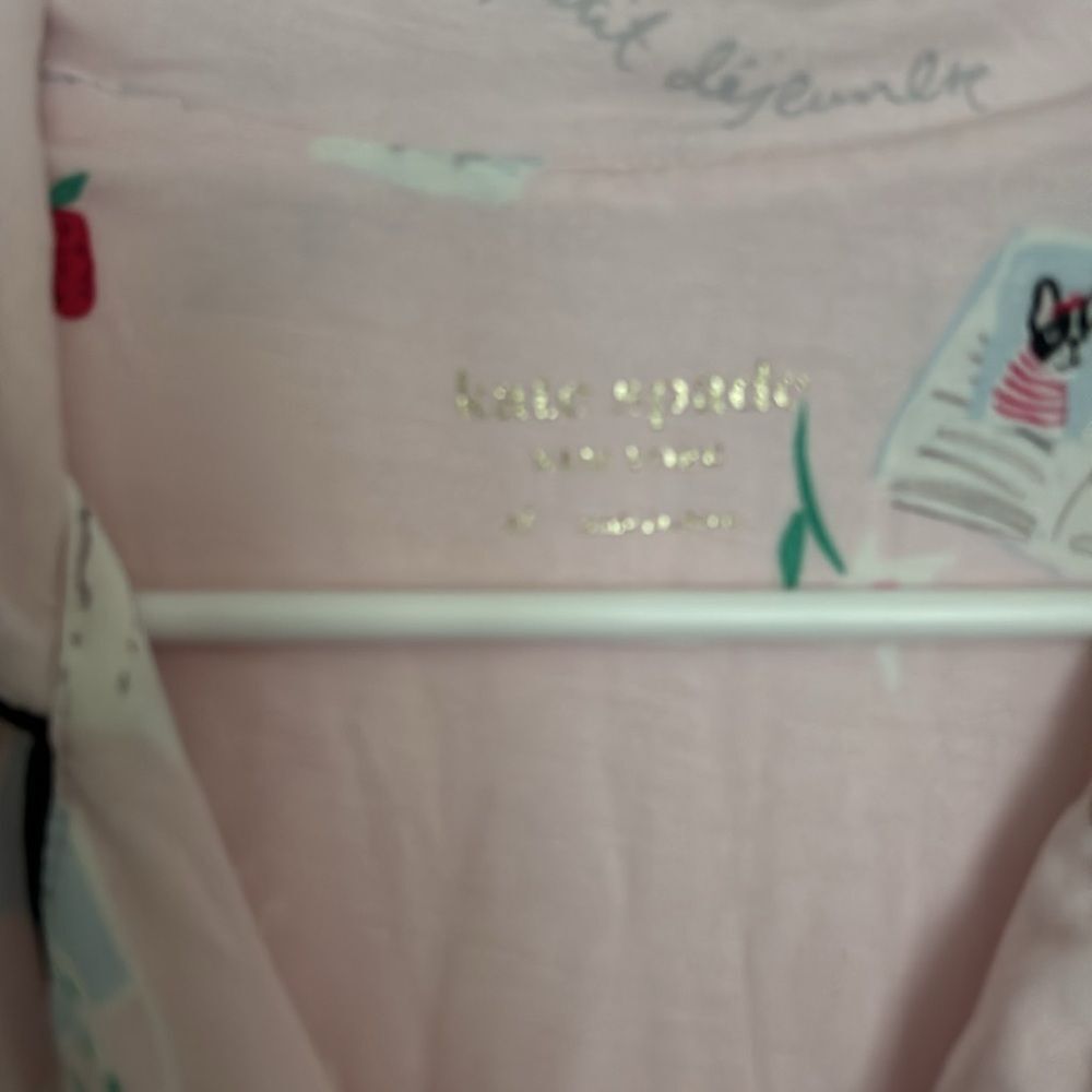 Kate Spade Parisian Sleep Shirt Pajama Dress Intimates Size 1X - Picture 2 of 5